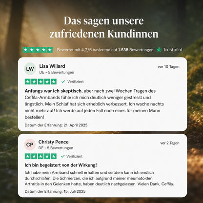 CEFFILA Armband | Ihre natürliche Lösung für die Wechseljahre
